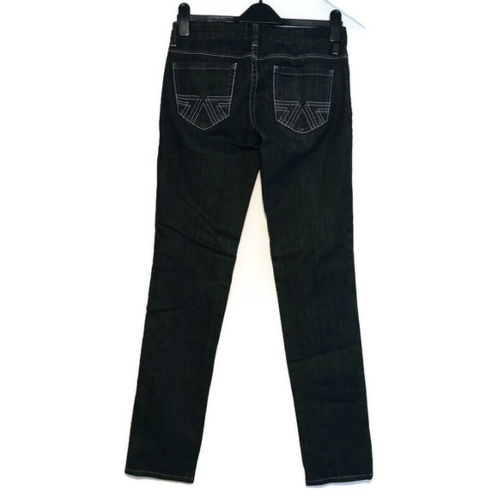 American Eagle Black Low Rise Tapered Leg Slouchy Fit Boyfriend Jeans Size 2 26